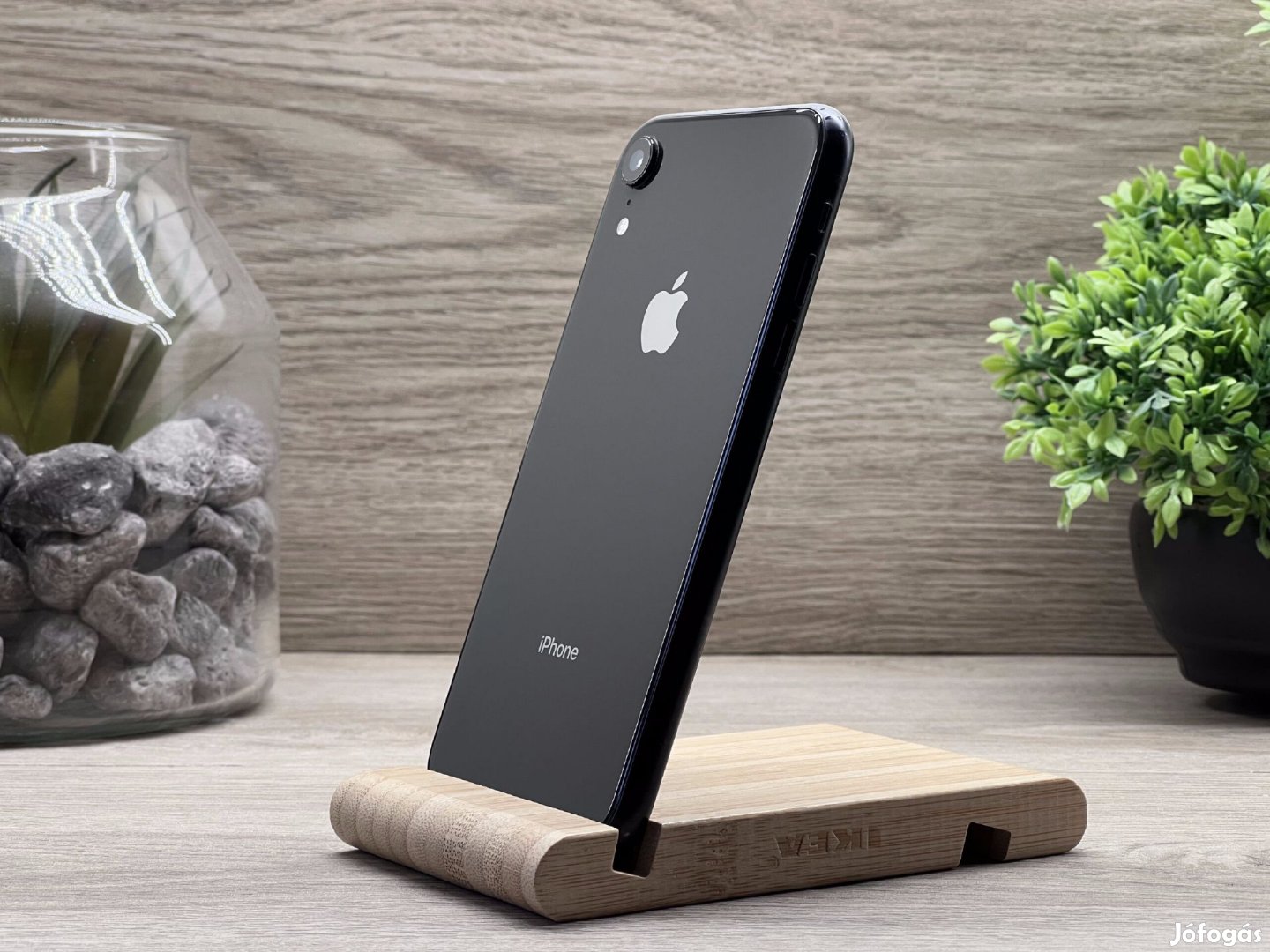 iPhone XR Black 64GB 2 ÉV Garanciával Számlával Aksi 100%