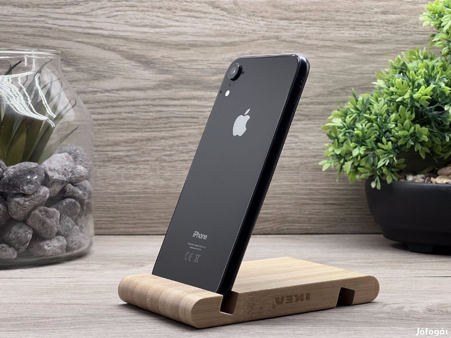 iPhone XR Black 64GB 2 ÉV Garanciával Számlával Aksi 100%