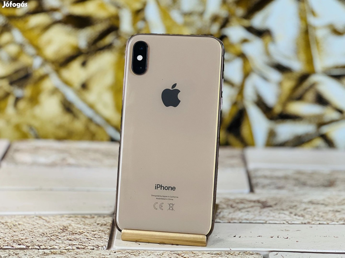 iPhone XS 64 GB Gold szép állapotú - 12 HÓ GARANCIA