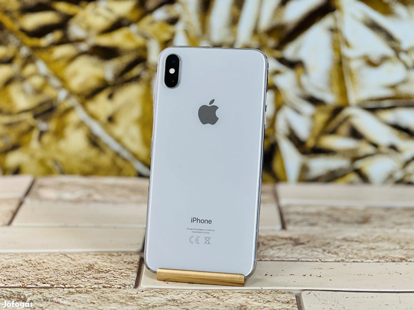 iPhone XS Max 64 GB Silver szép állapotú - 12 HÓ GARANCIA