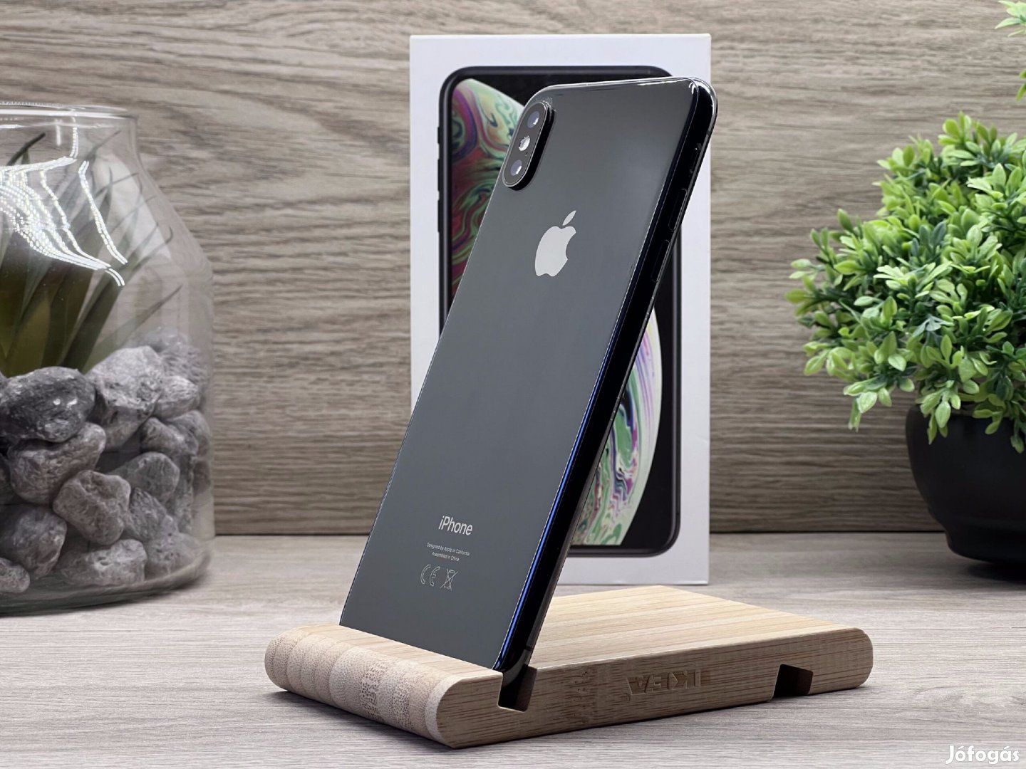 iPhone XS Max Space Gray 64GB 2 ÉV Garanciával Számlával Aksi 100%