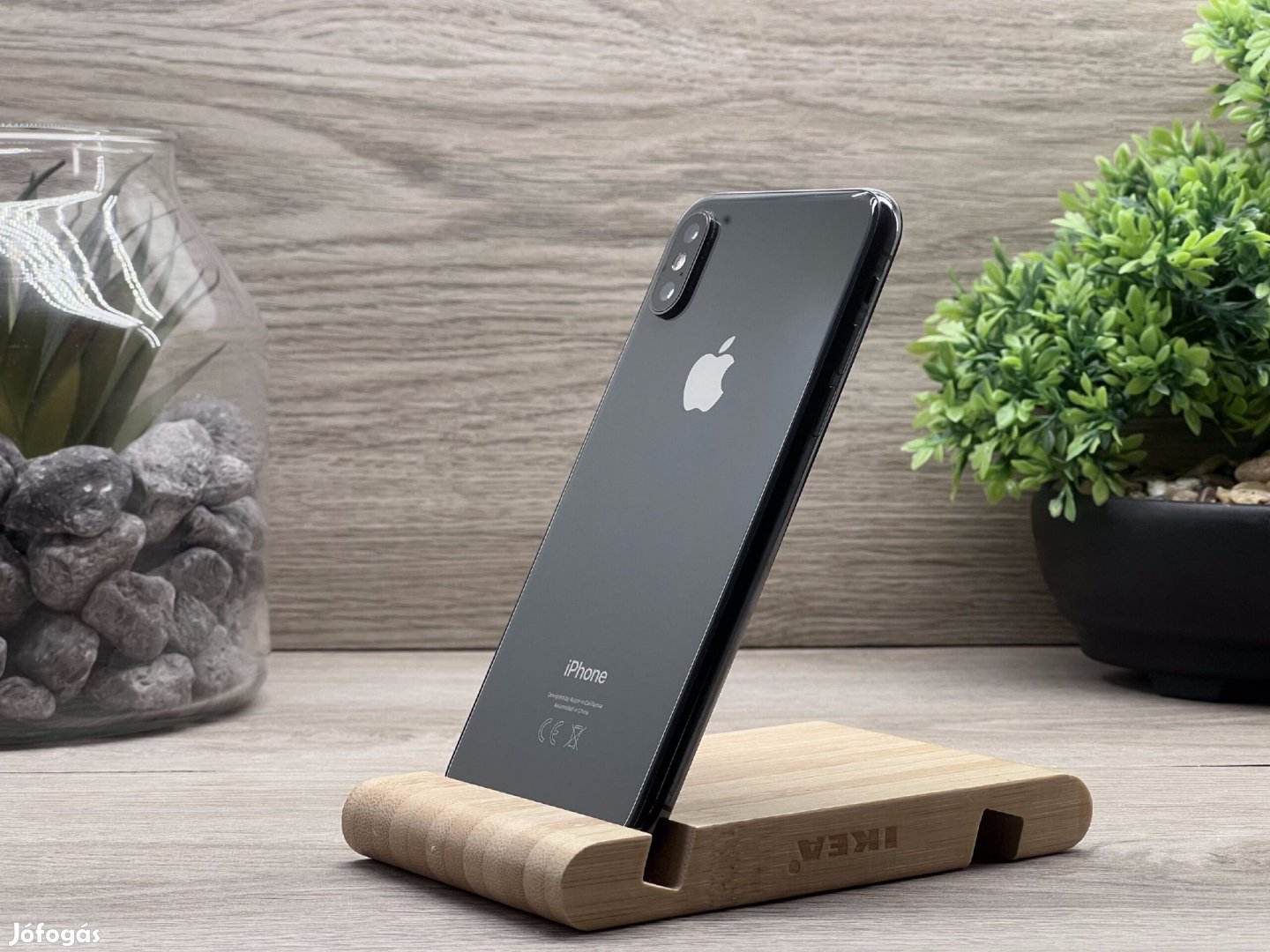 iPhone XS Space Gray 64GB 2 ÉV Garanciával Számlával Aksi 100%