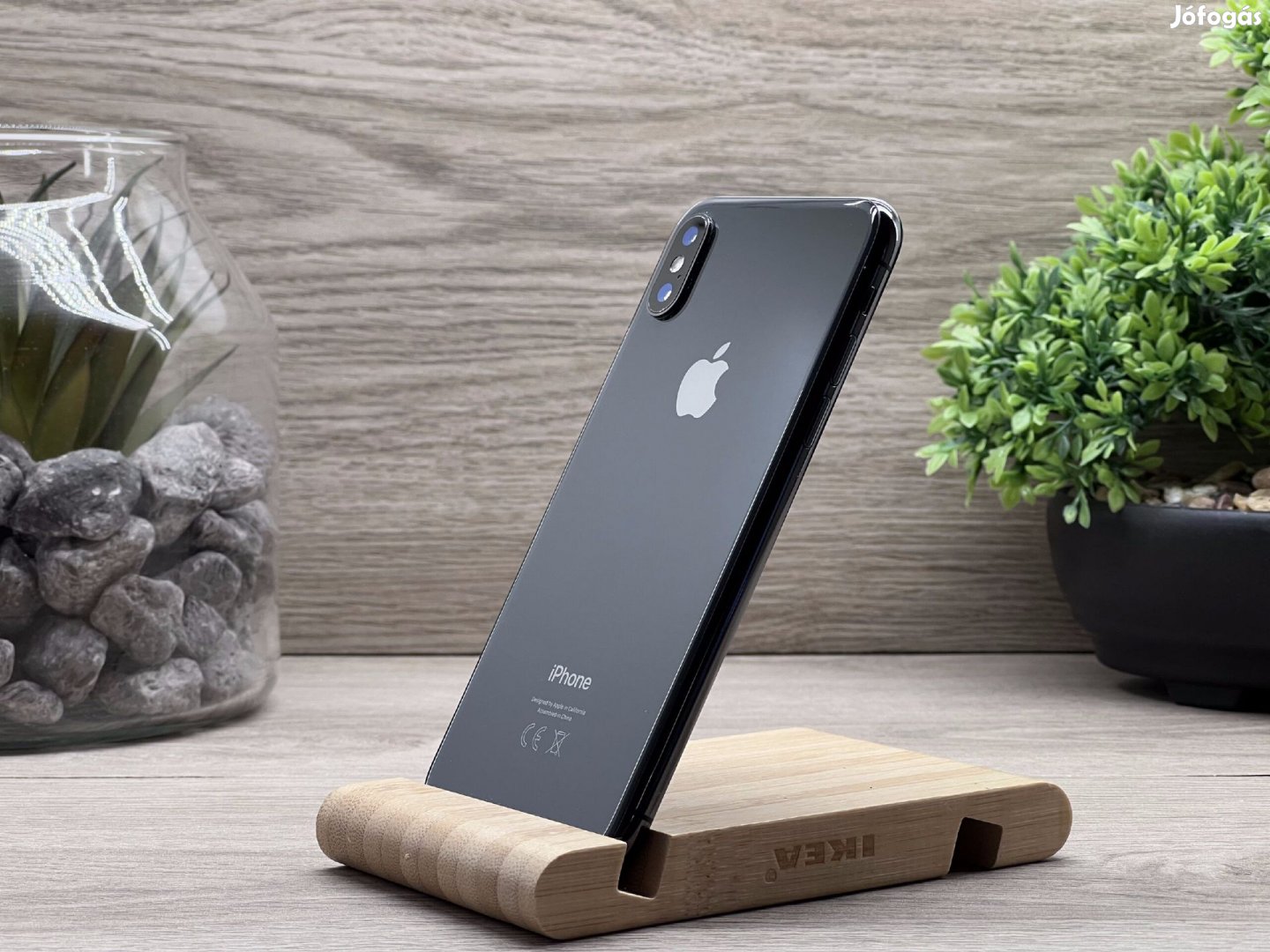 iPhone X Space Gray 256GB 2 ÉV Garanciával Számlával Aksi 100%