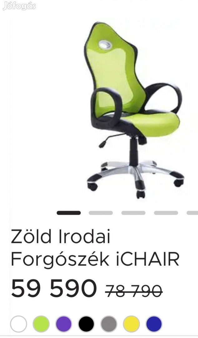 icher irodai forgószék újszerű,dobozolva!