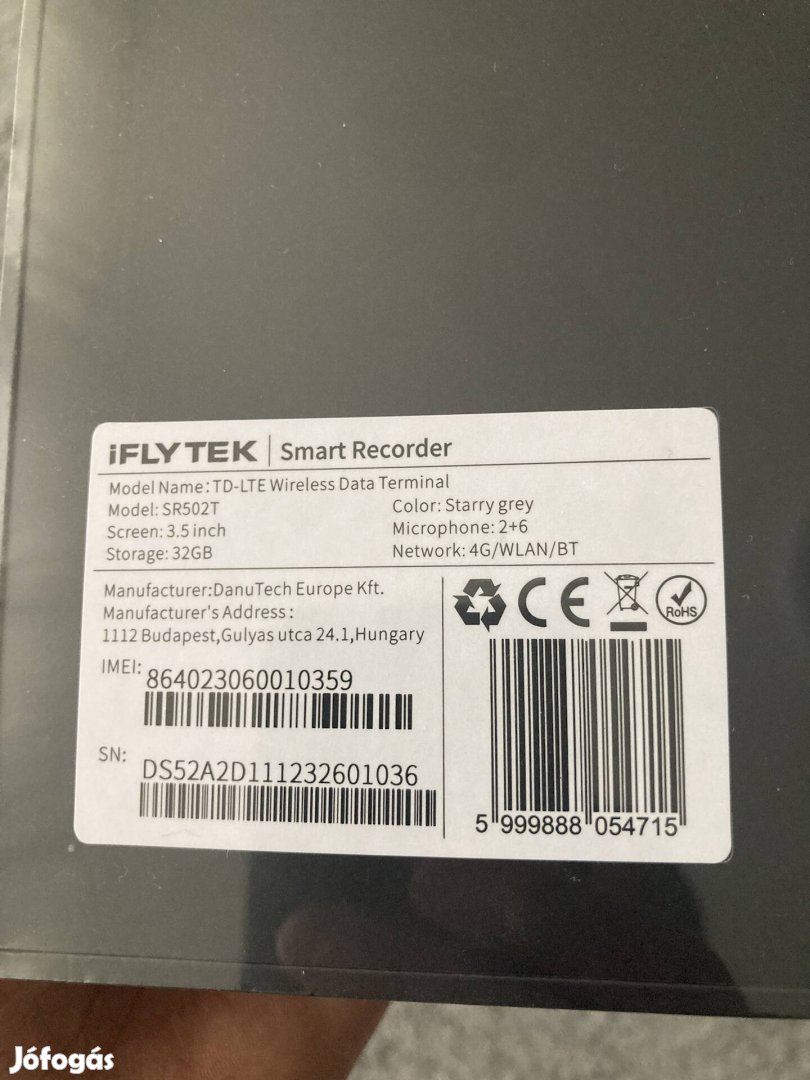 iflytek smart recorder sr502 - XIII. kerület, Budapest