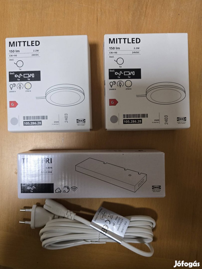 ikea Mittled konyhai világítás trafóval kábellel