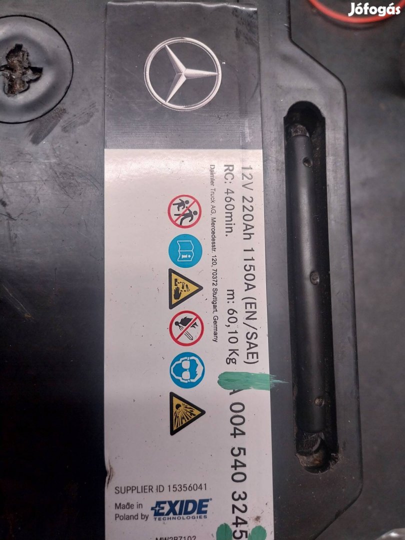 indító akkumulátor