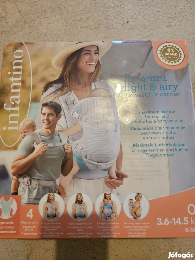 infantino light and airy hordozó 
