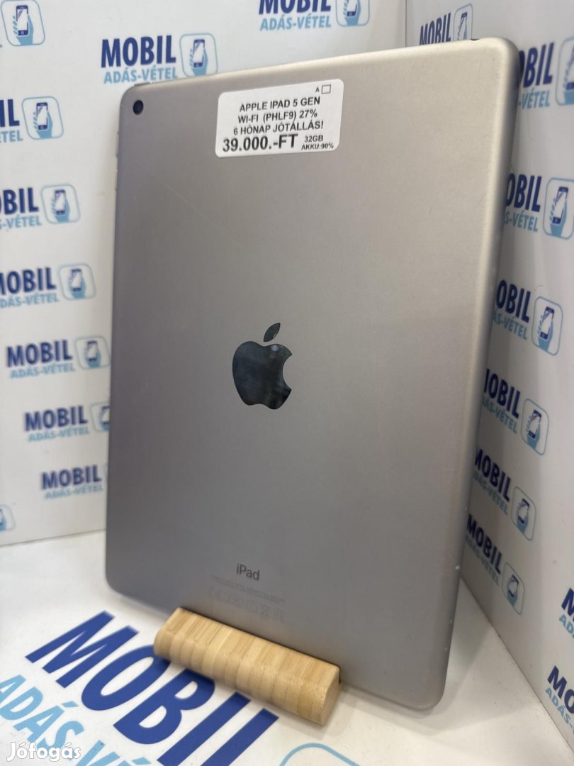 ipad 5 gen wi-fi Wi-Fi 32 GB, 12 hó garancia