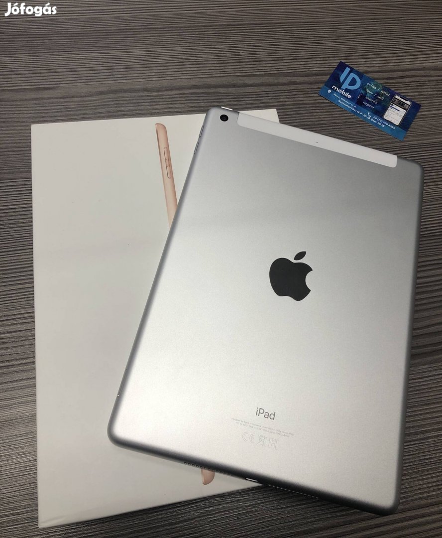 ipad Gen 6, Megkímélt, 32GB, Silver, Dobozos, Garancia