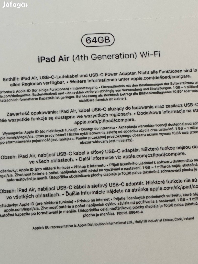 ipad air 4 (gen) 64GB Wi-Fi