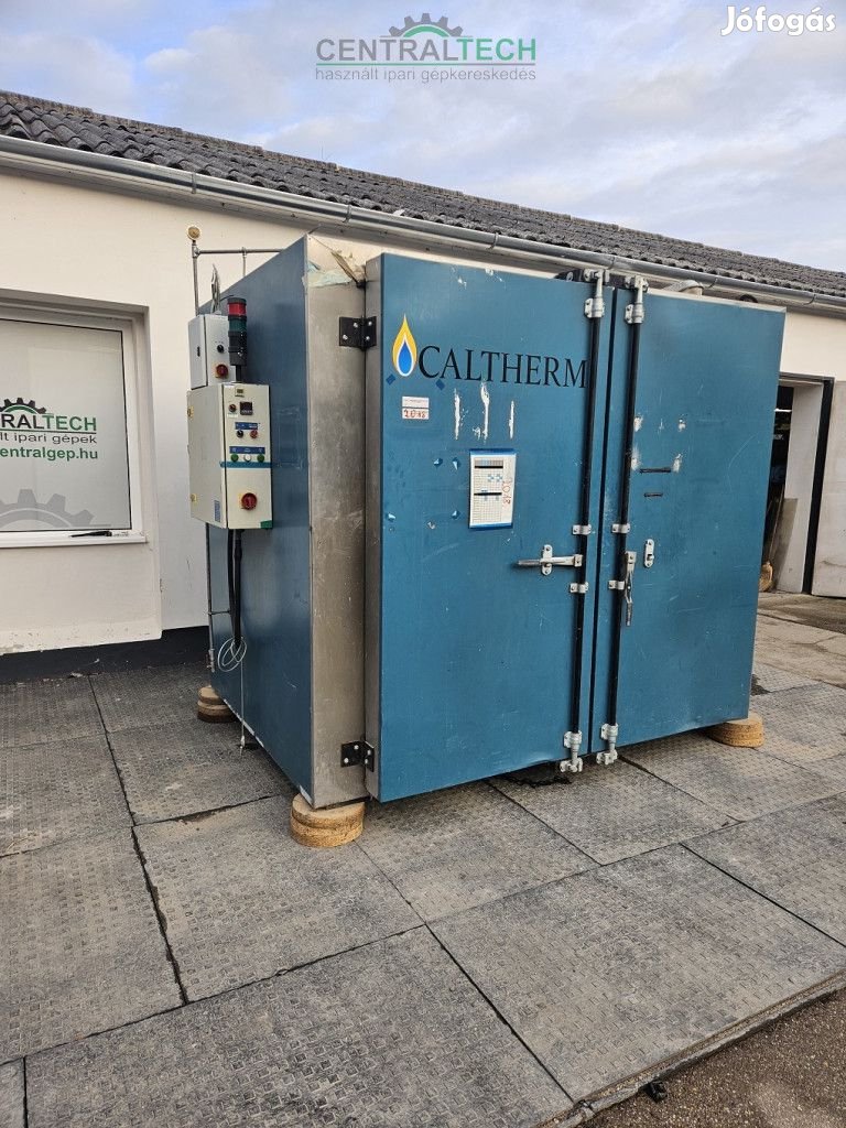 ipari szárítókemece Caltherm porfestő kemence 200 ° C