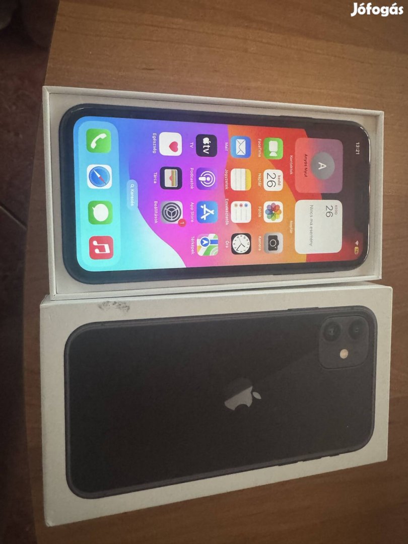 iphone 11 64GB Black ujszerű