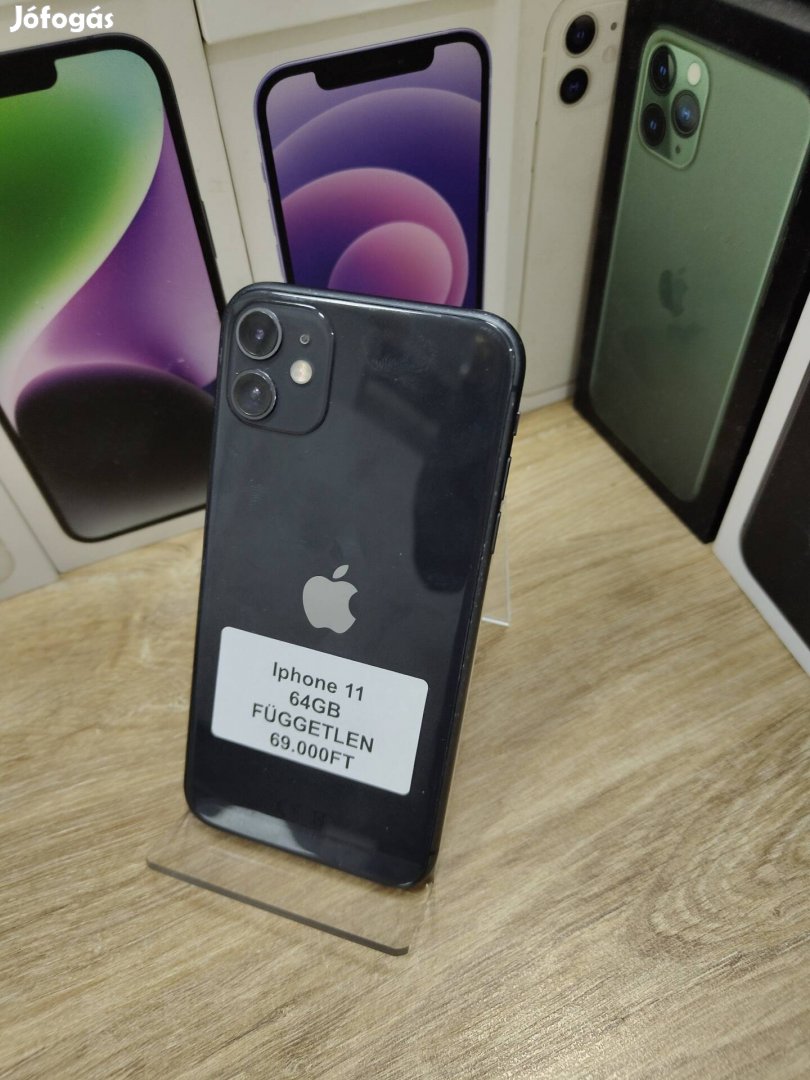 iphone 11 64gb független 