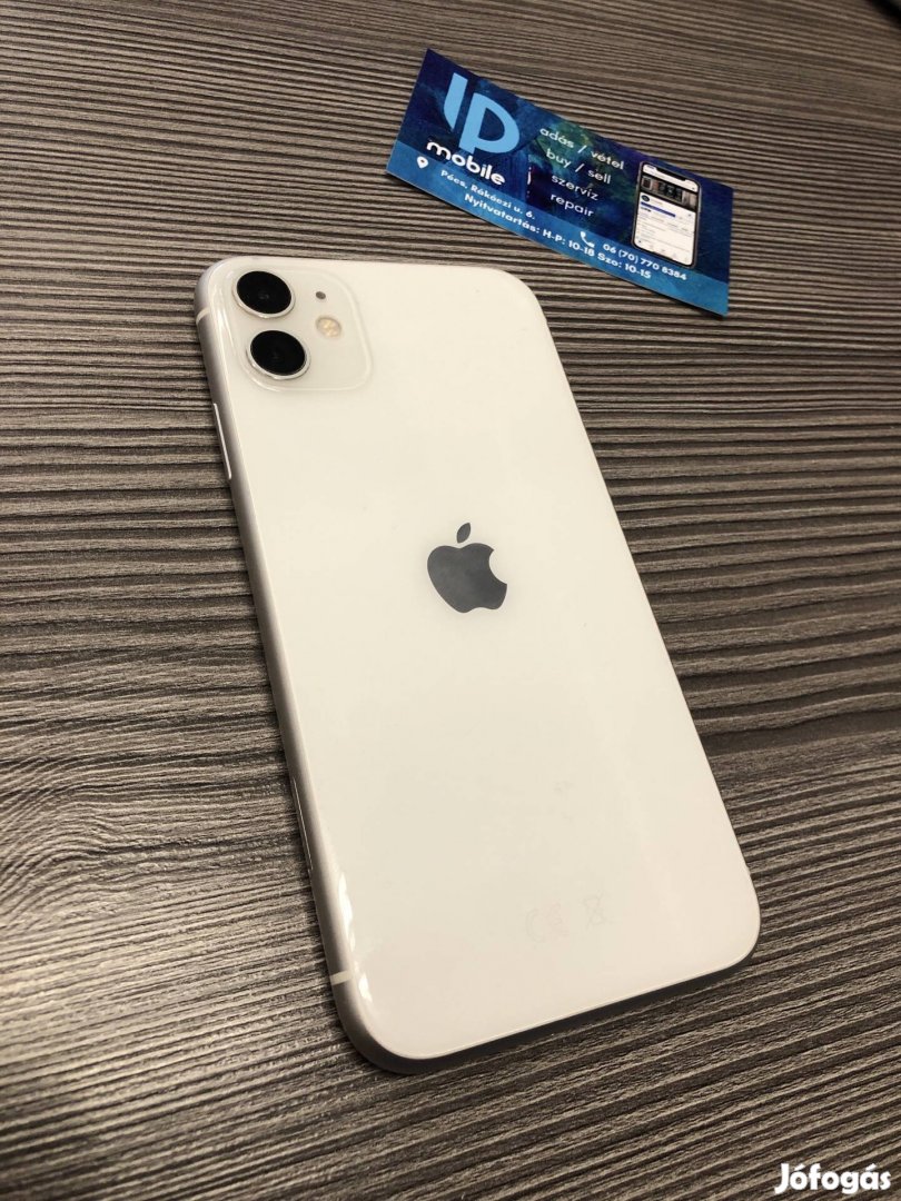 iphone 11, Használt, Fehér, Vodafone, Garancia