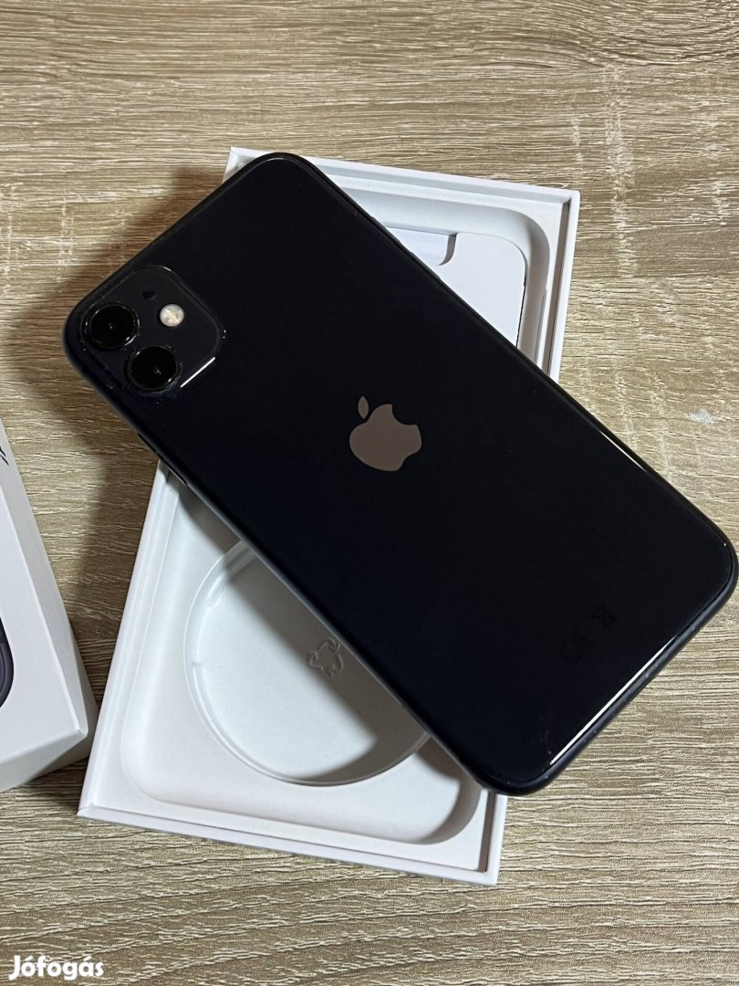 iphone 11 black 64 gb Kifogástalan állapotban