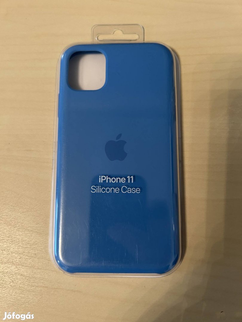 iphone 11 hullámkék szilikon tok