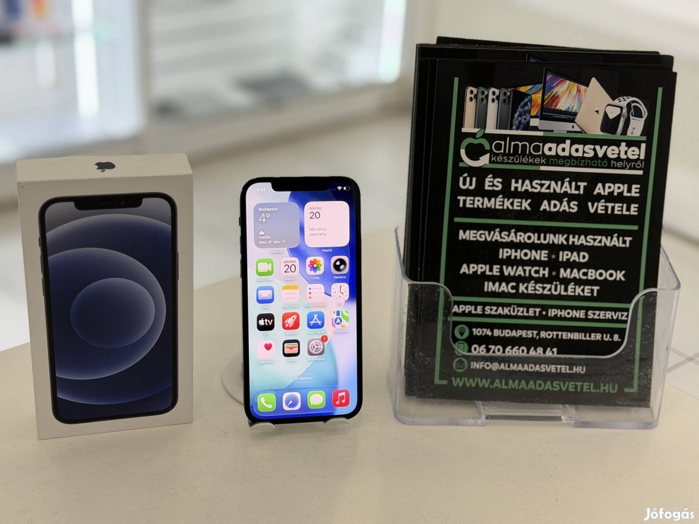 iphone 12 128GB Független Használt1 hónap gar.Akku 82p4759