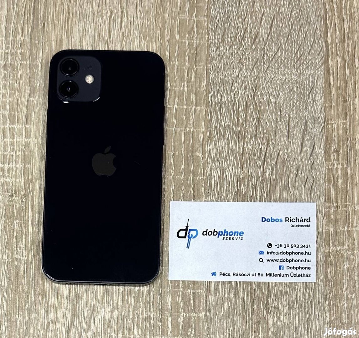 iphone 12 64GB Független Black