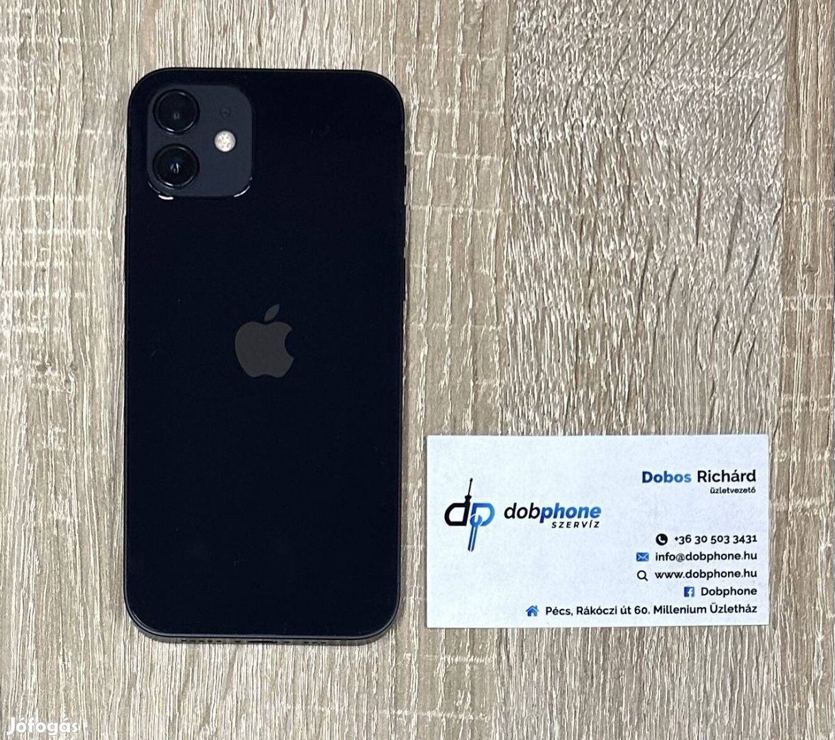 iphone 12 64GB Független Black