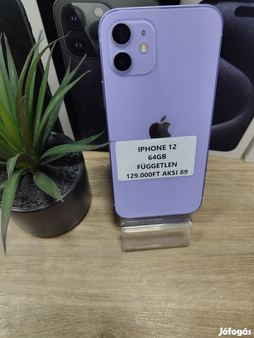 iphone 12 64gb független 