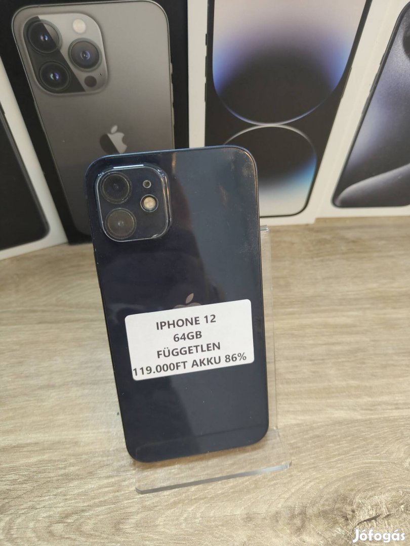 iphone 12 64gb független 