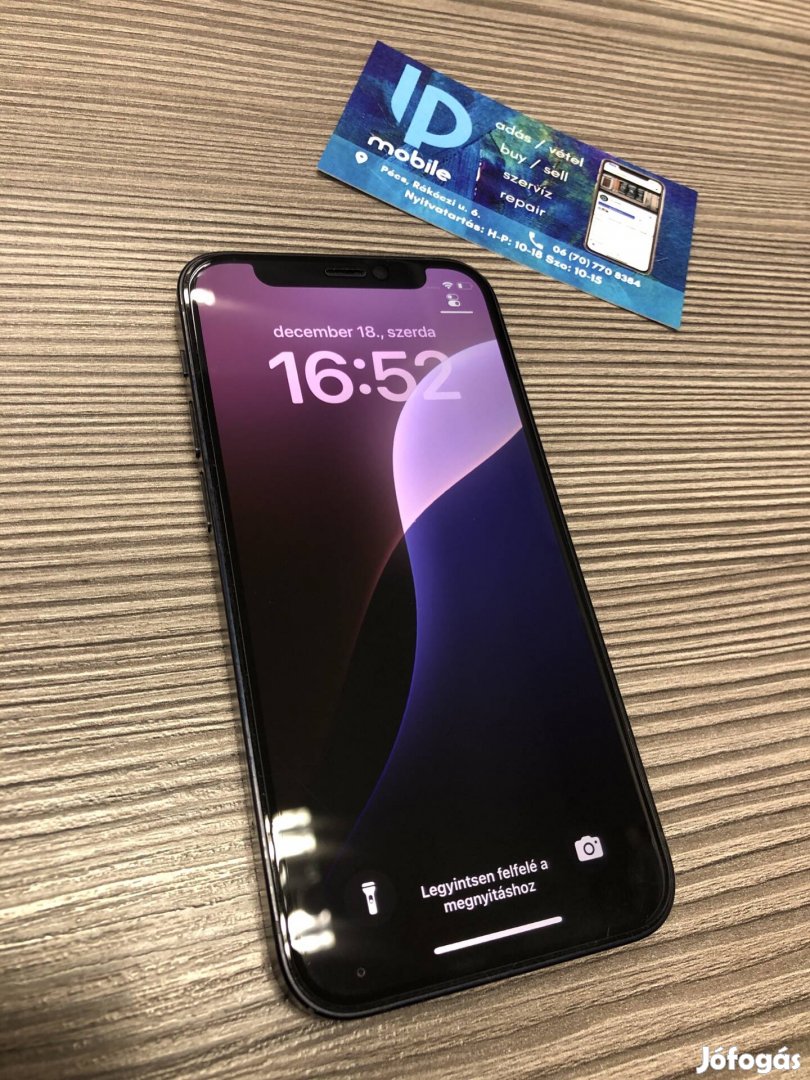 iphone 12 Mini, Midnight, 64GB, Független, Garancia