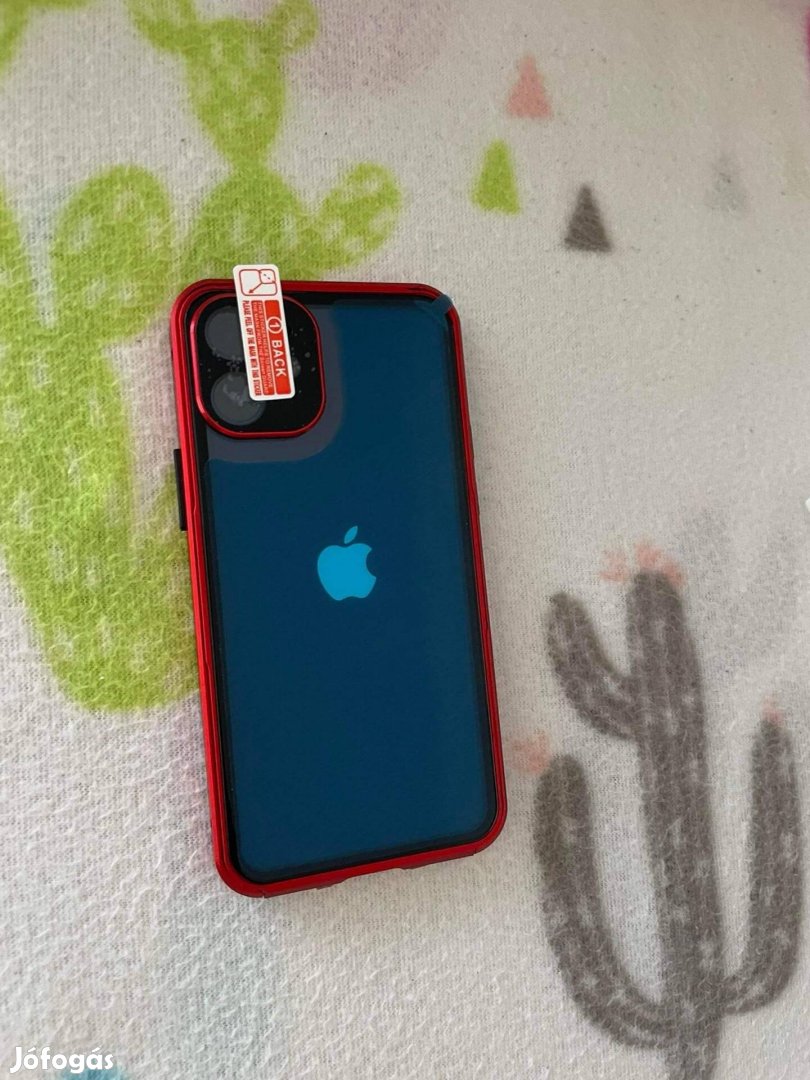iphone 12 Mini védő tok piros! Védi a telefon elejét és hátulját!