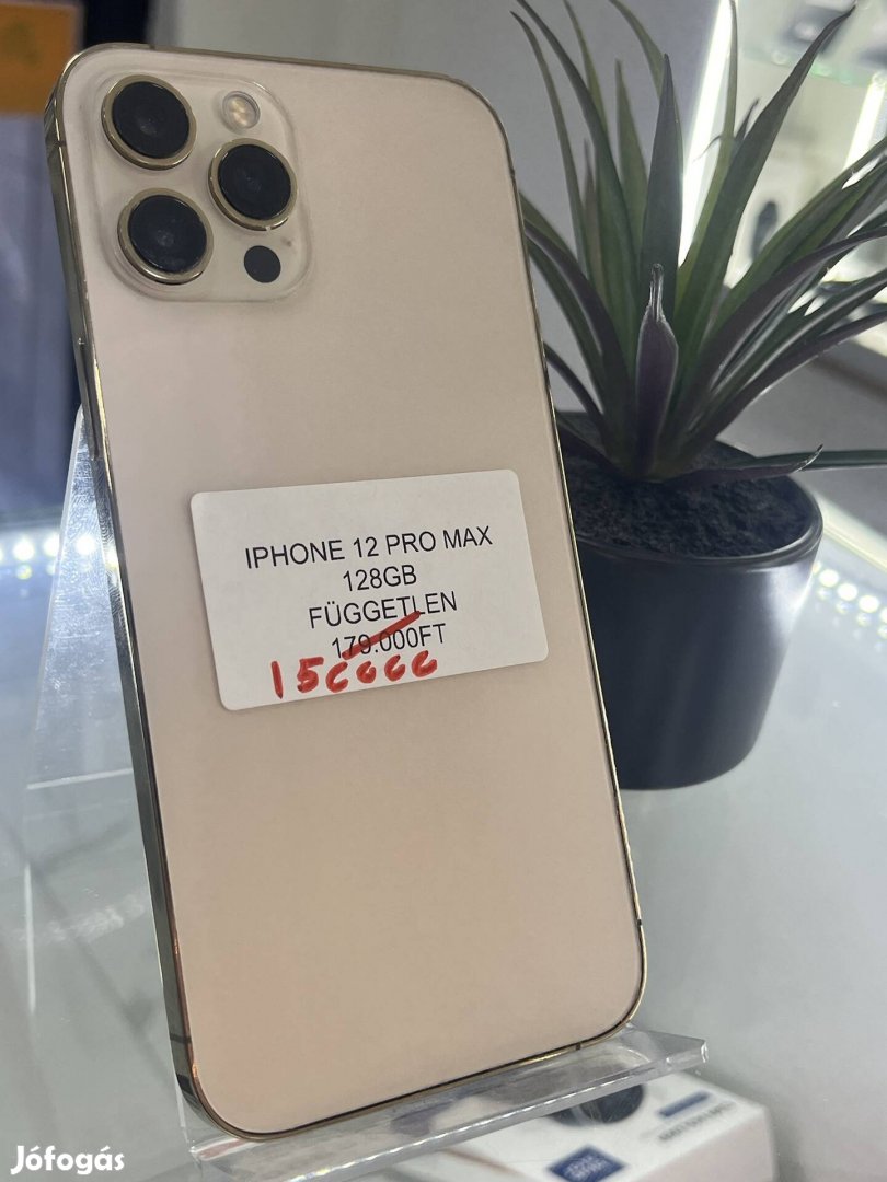 iphone 12 Pro Max 128GB Kártyafüggetlen 3 hónap garanciával