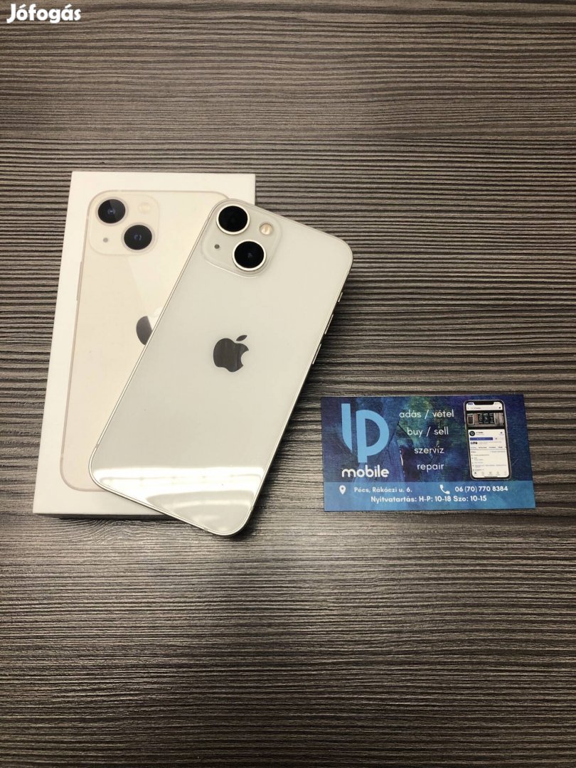 iphone 13 Mini, Megkímélt, 128GB, Független, Dobozos, Garancia