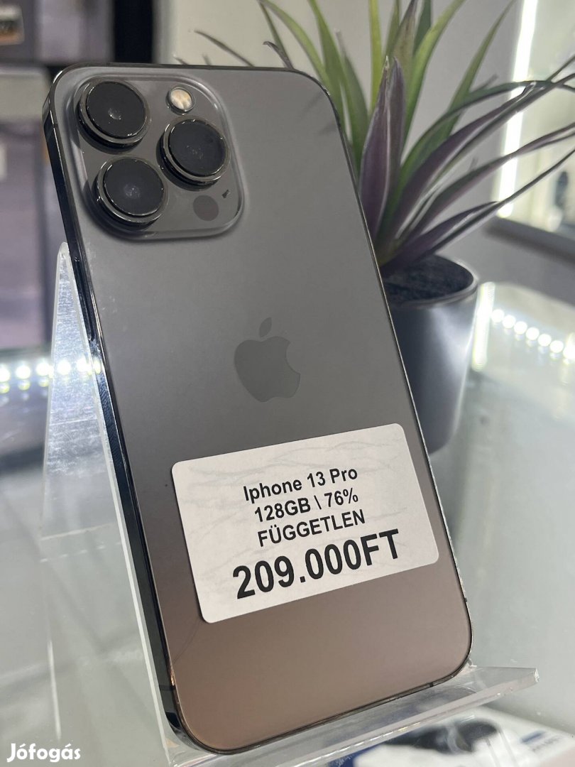 iphone 13 Pro 128GB Független 3 hónap garanciával 