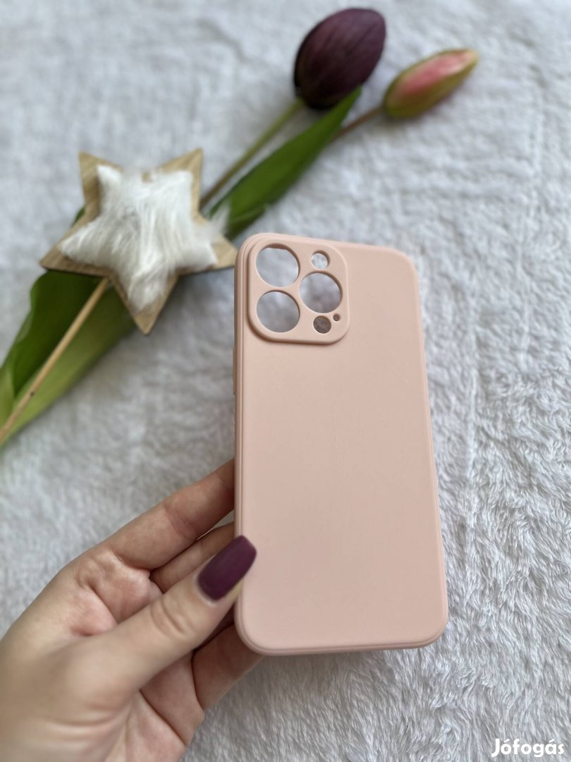 iphone 13 Pro új púder rózsaszín tok