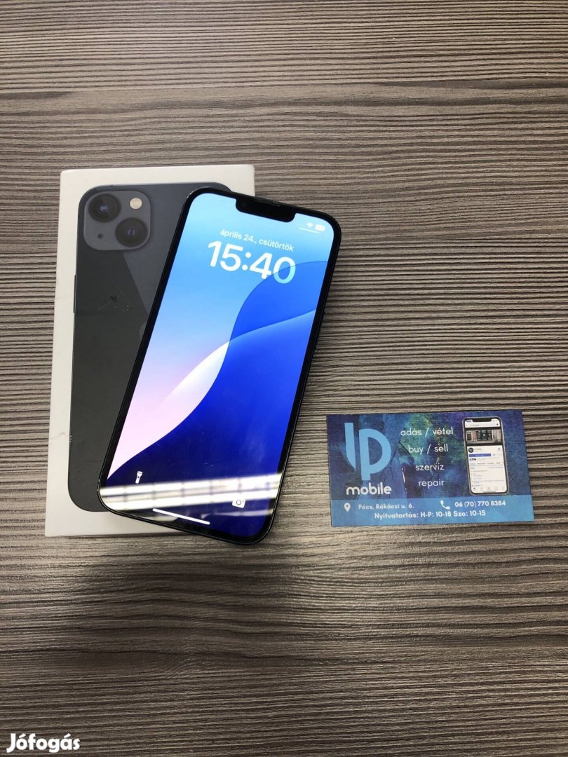 iphone 13, Használt, 128GB, Független, Midnight, Garancia