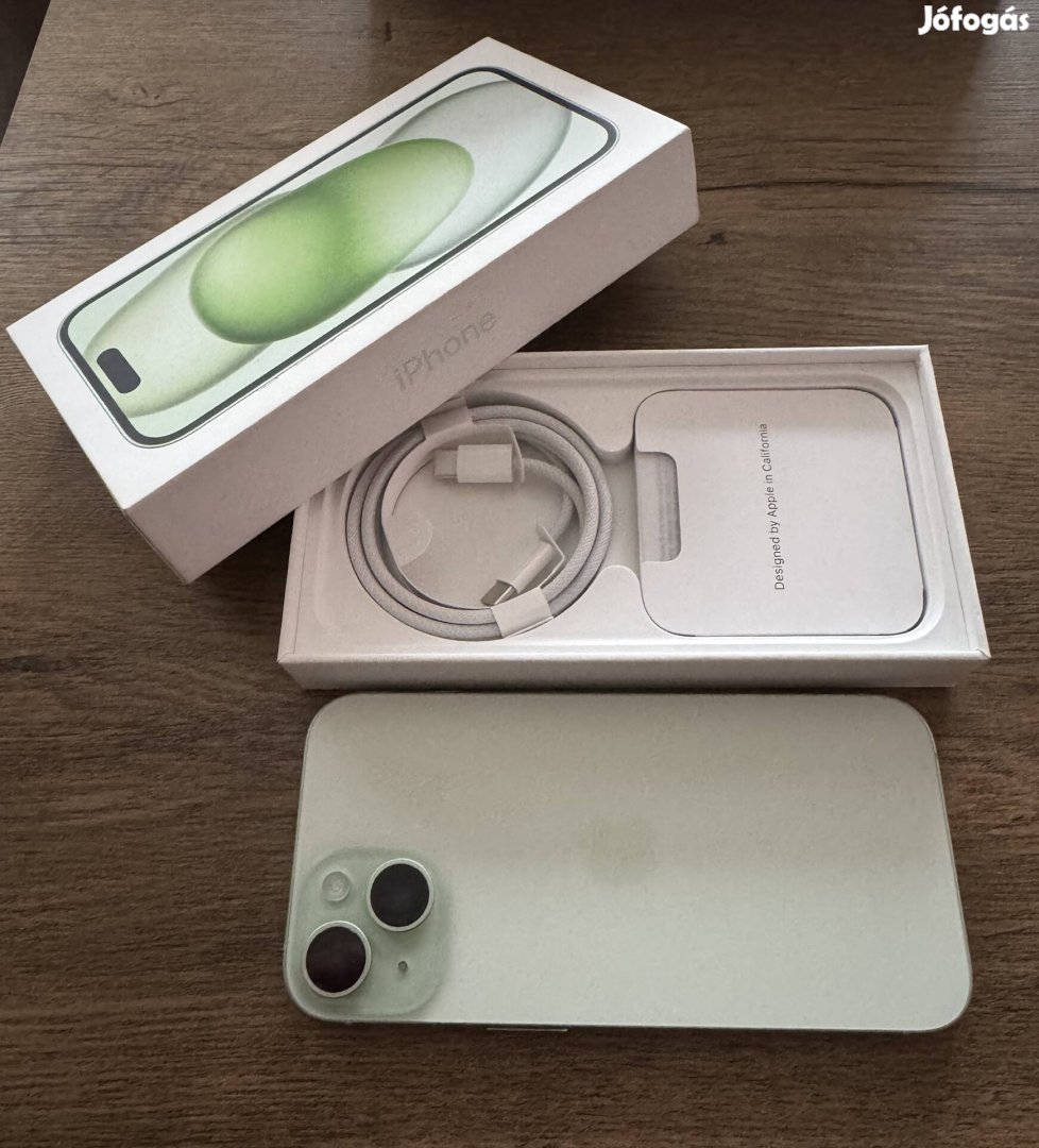 iphone 15 128Gb Menta zöld