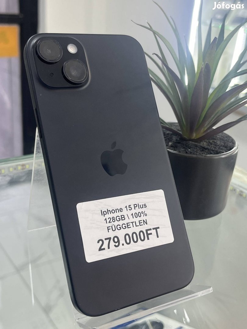 iphone 15 Plus 128GB 100% aksi Független 3 hónapos garanciával 