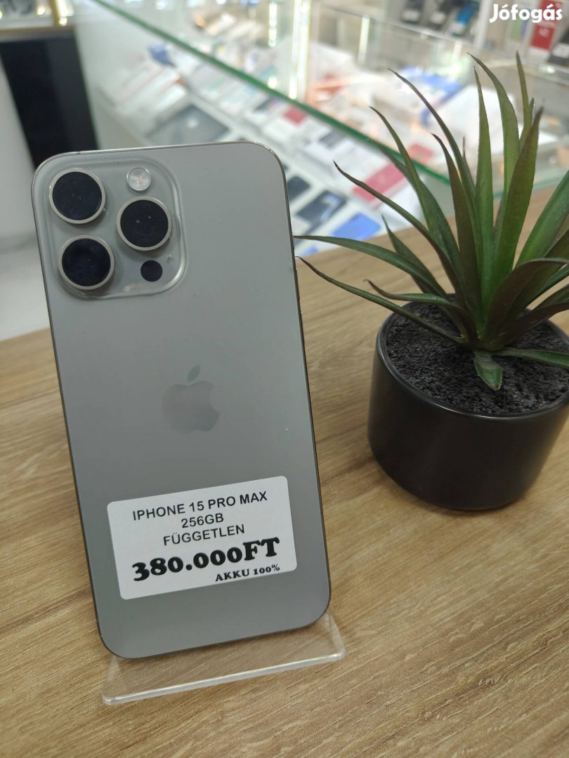 iphone 15 Pro Max 256gb független 