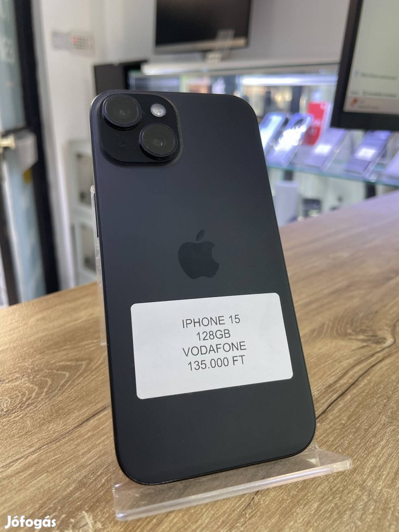 iphone 15 Vodafone 128GB Szép állapot