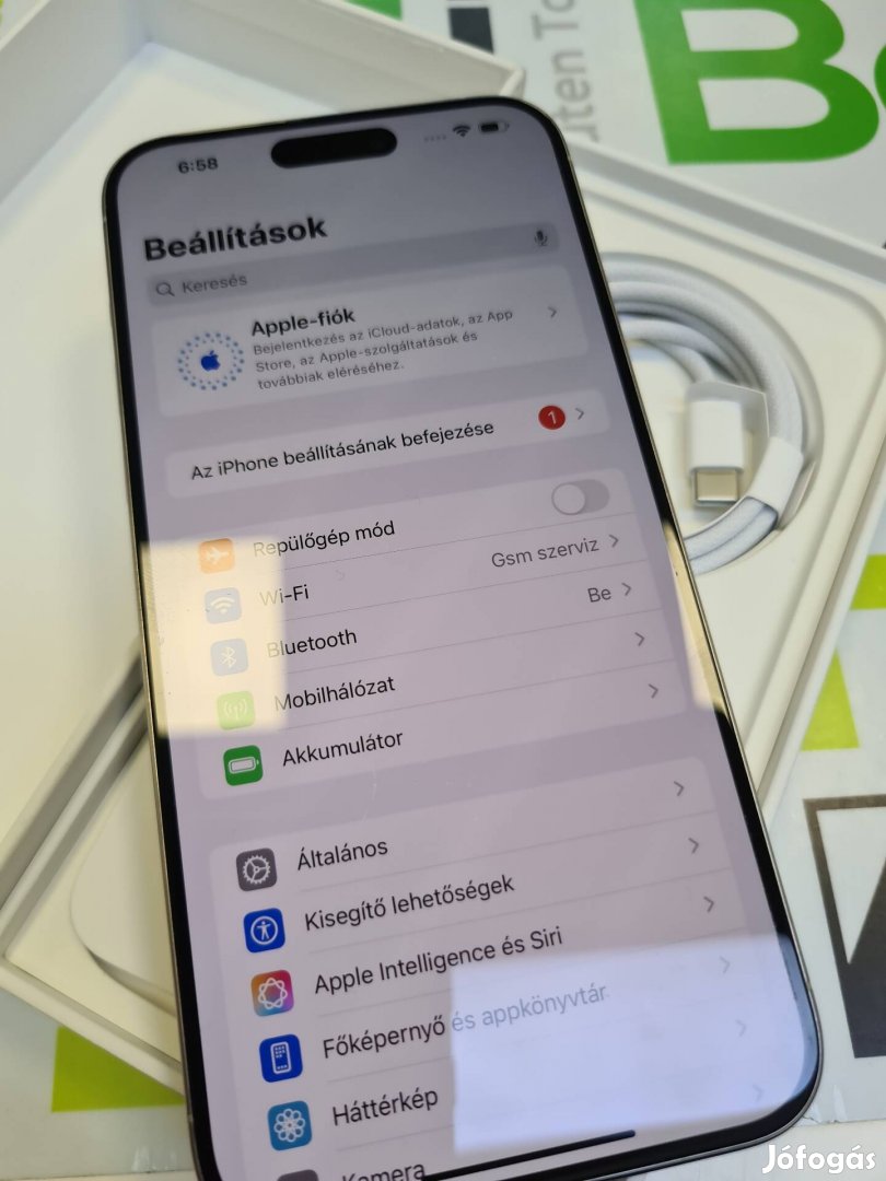 iphone 15 pro max eladó 