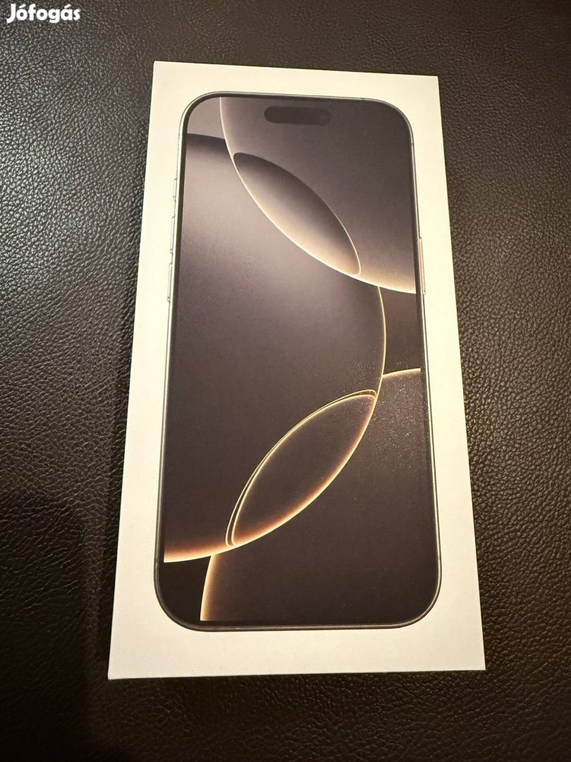 iphone 16 Pro 512GB, új, extrákkal eladó