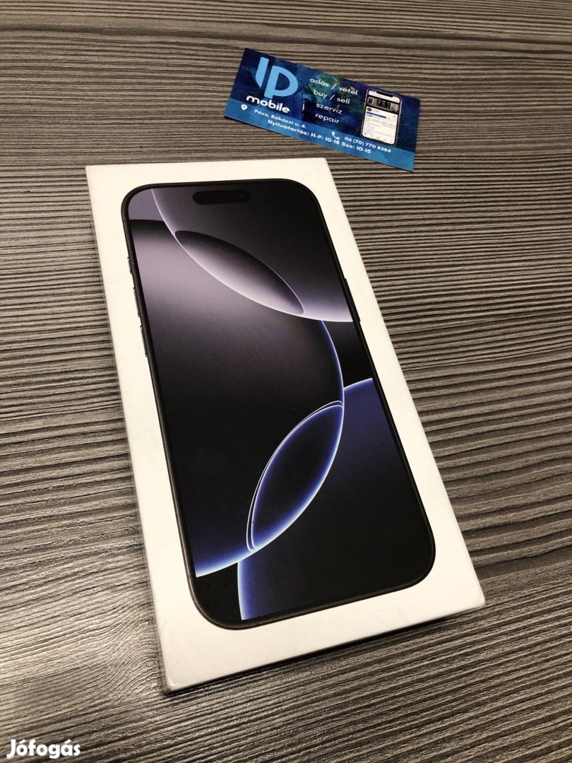 iphone 16 Pro, Új-Bontatlan, 1TB, Független, Apple Garancia