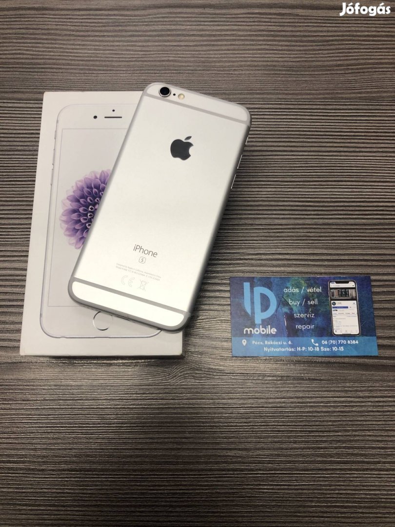 iphone 6S, Újszerű, Silver, 32GB, Független, Garancia