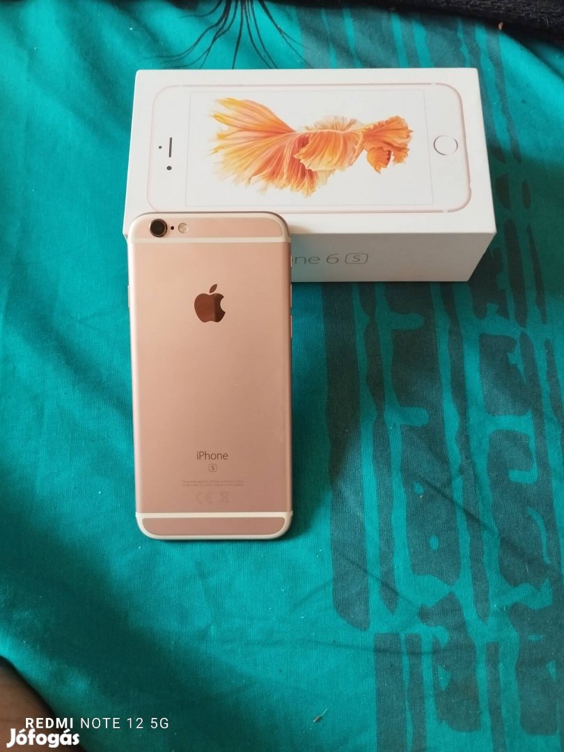 iphone 6s függetlenül Rosé Gold színben akku 100%