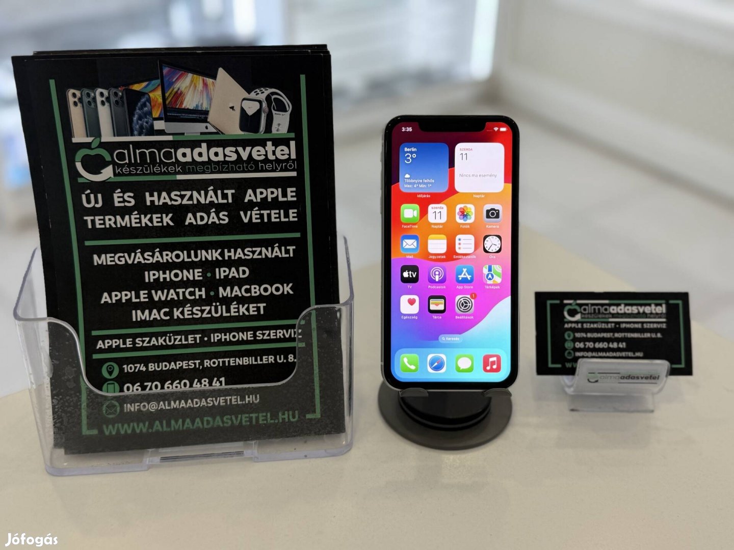 iphone XR 64GB Független Használt/1 hónap gar./Akku 82%/p3918 