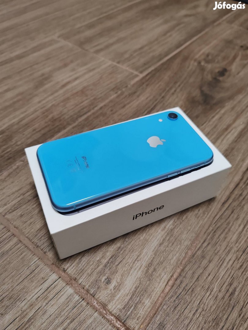 iphone XR 64GB - Új akku! - Kék