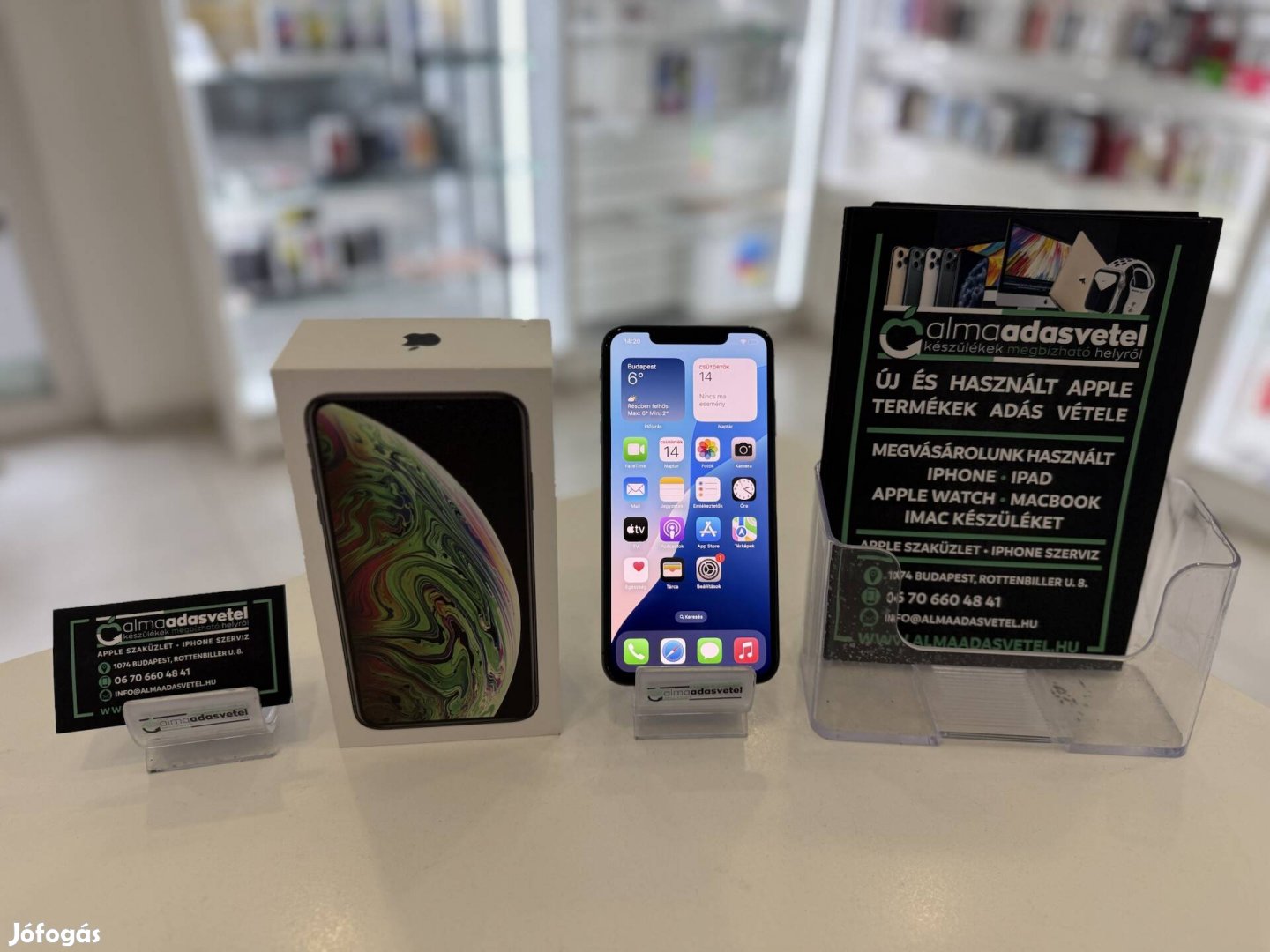 iphone XS Max 64GB Független Újszerű/1 hónap gar./Akku 79%/p3819