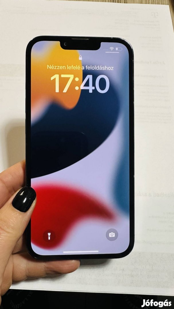 iphone hibátlan grafit szürke 13 pro 128 gb 