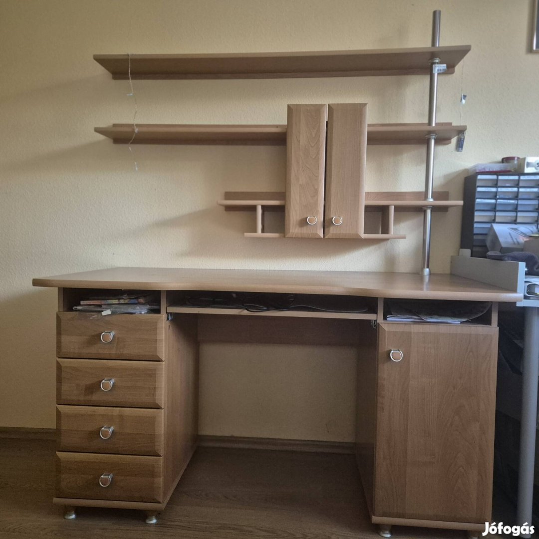íróasztal +szekrény