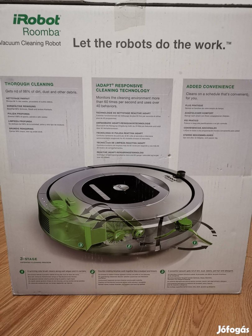 irobot Roomba 780 robot porszívó 