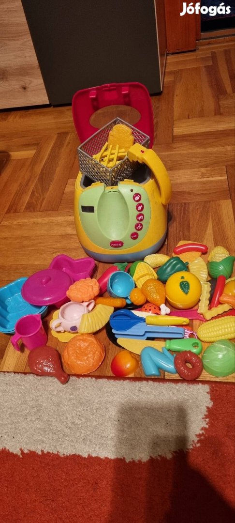 játék fritőz kiegészítőkkel 