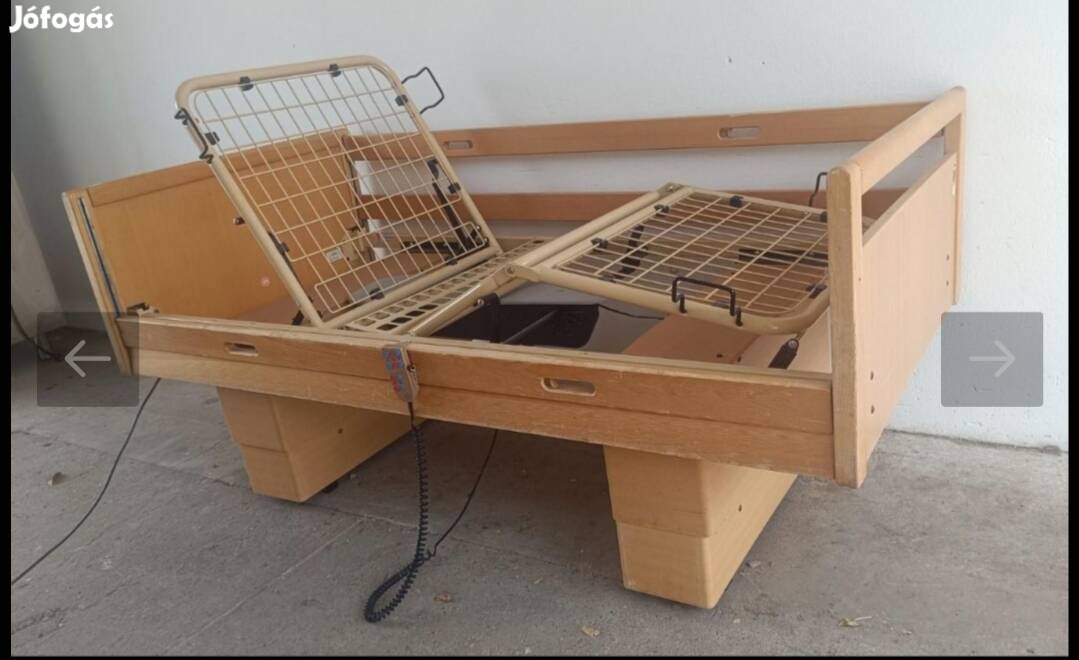 jó állapotú betegápolási, 3 motoros ágy 